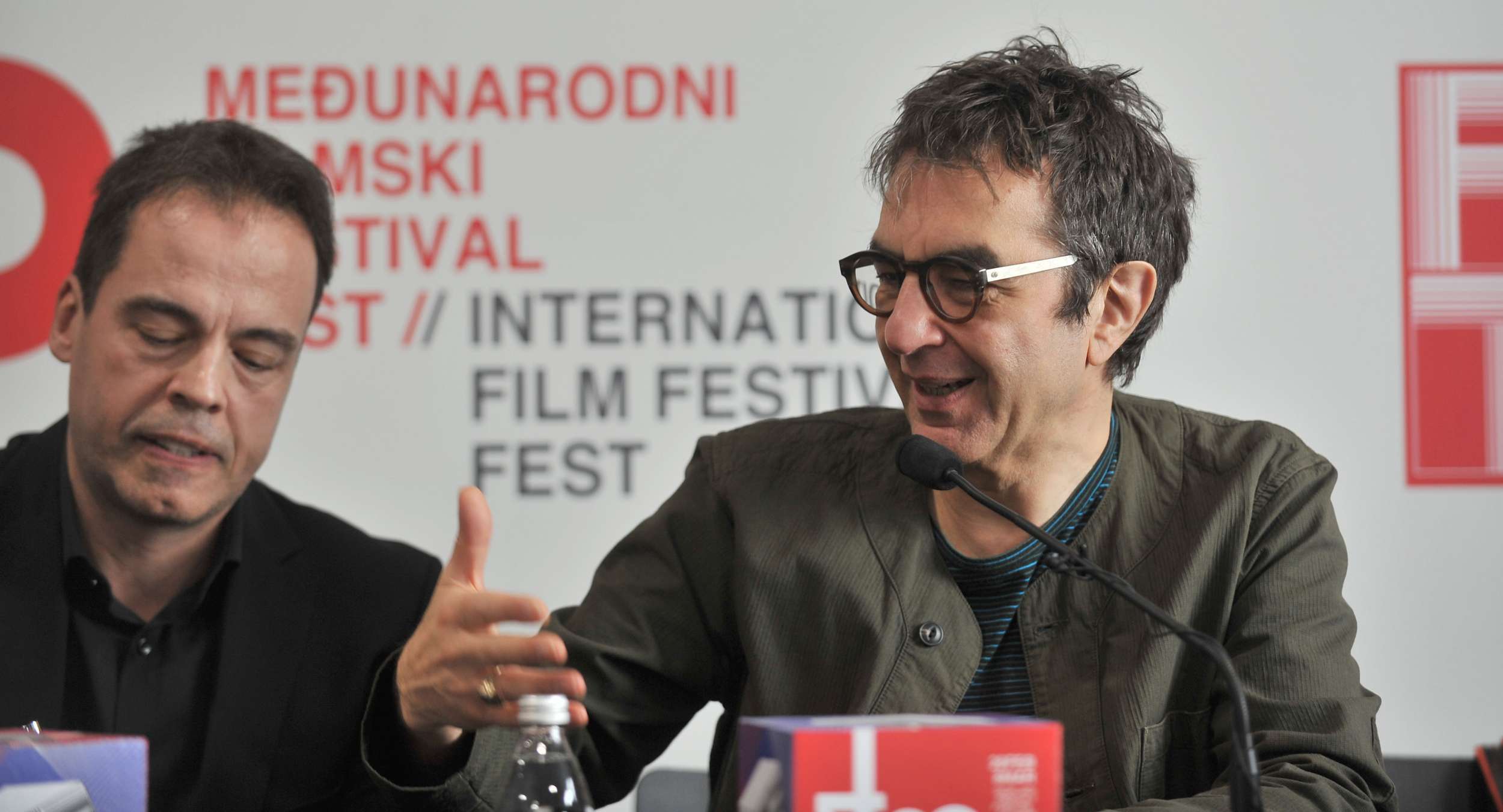 Interview with Atom Egoyan and David Thewlis, the film Guest of Honour